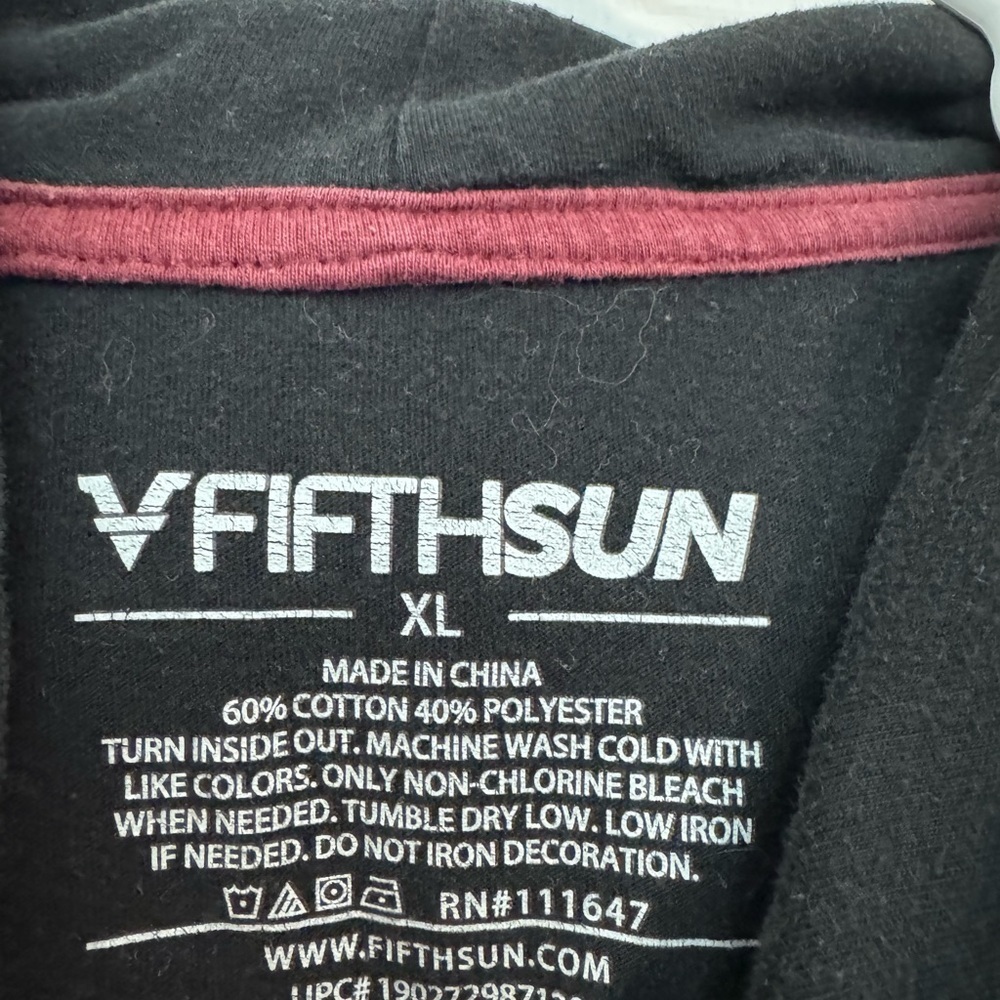Fifth Sun Black Men’s Cutoff - Picture 2 of 3
